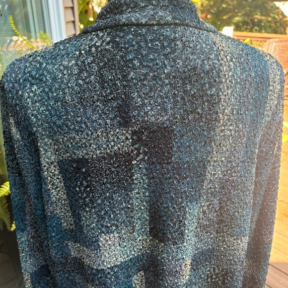 💙 Textured Mandarin Collar Zip Jacket 💙 - Picture 11 of 12